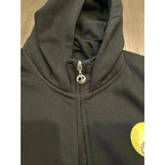 Disney Nightmare Before Christmas Full Zip Hoodie Black Bradford‎ Exchange - Picture 3 of 5